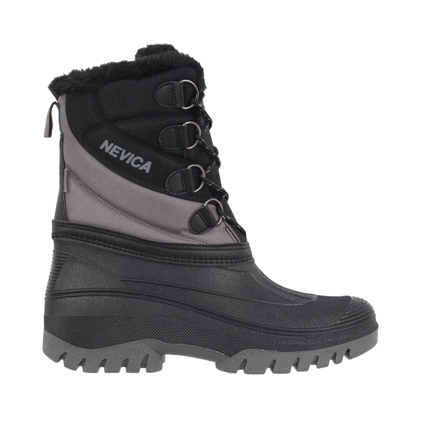 Grey-Black - Front - Nevica Mens Winter Boots