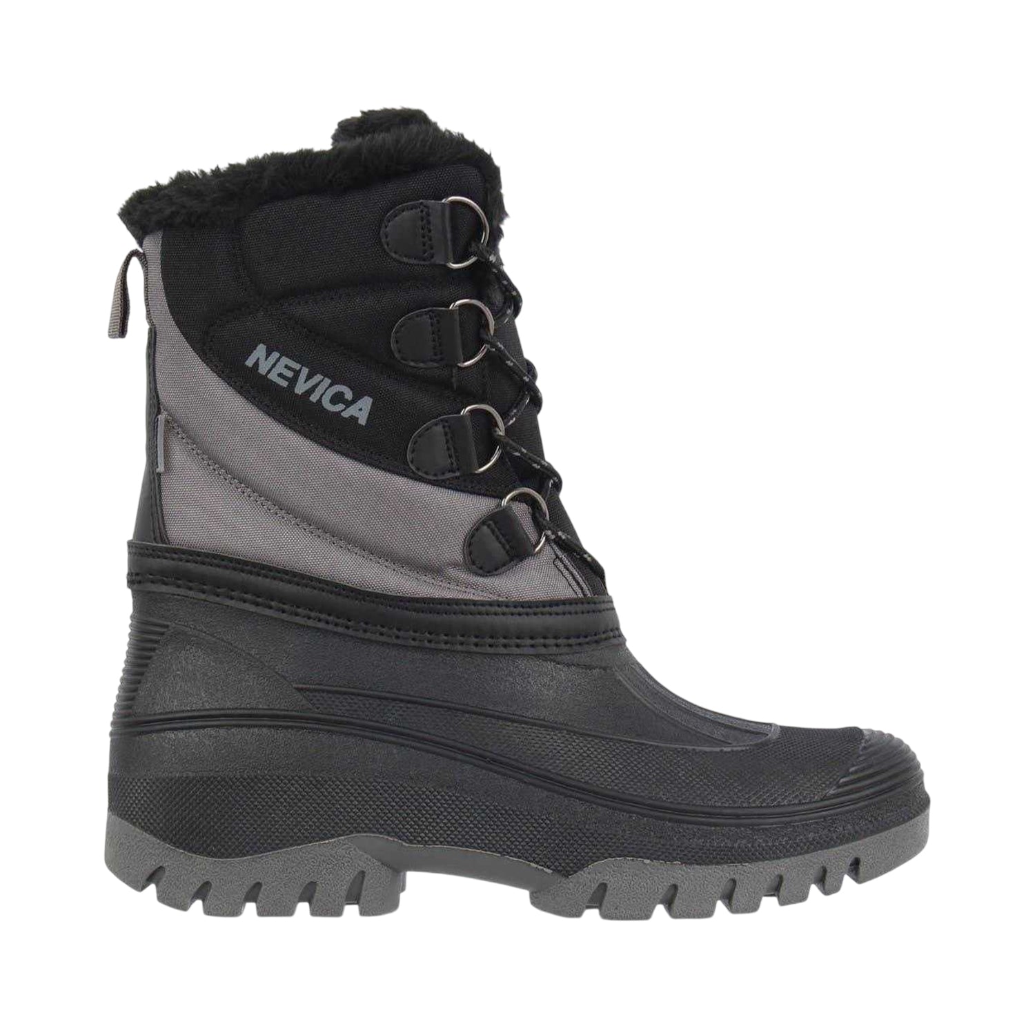 Grey-Black - Front - Nevica Mens Winter Boots