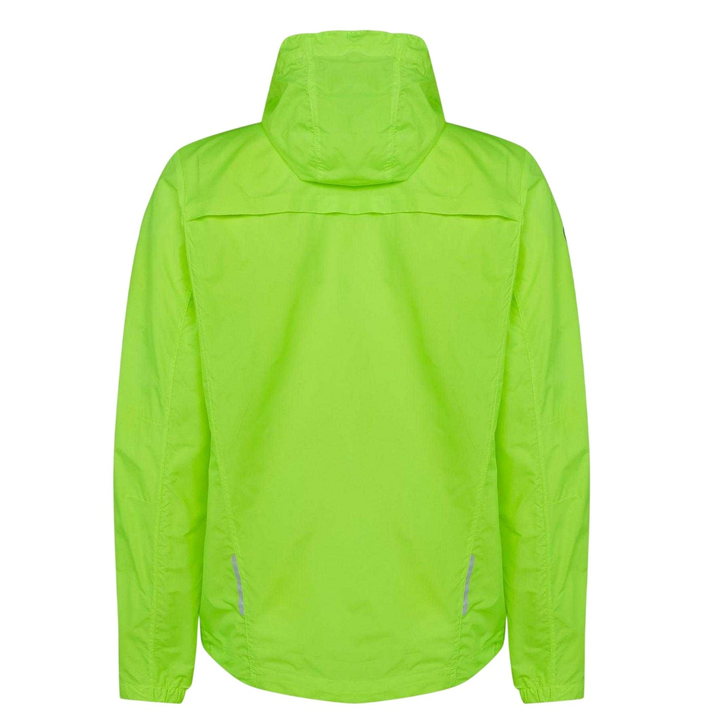 Hi Vis Yellow - Back - Endura Mens Hummvee Performance Waterproof Cycling Jacket
