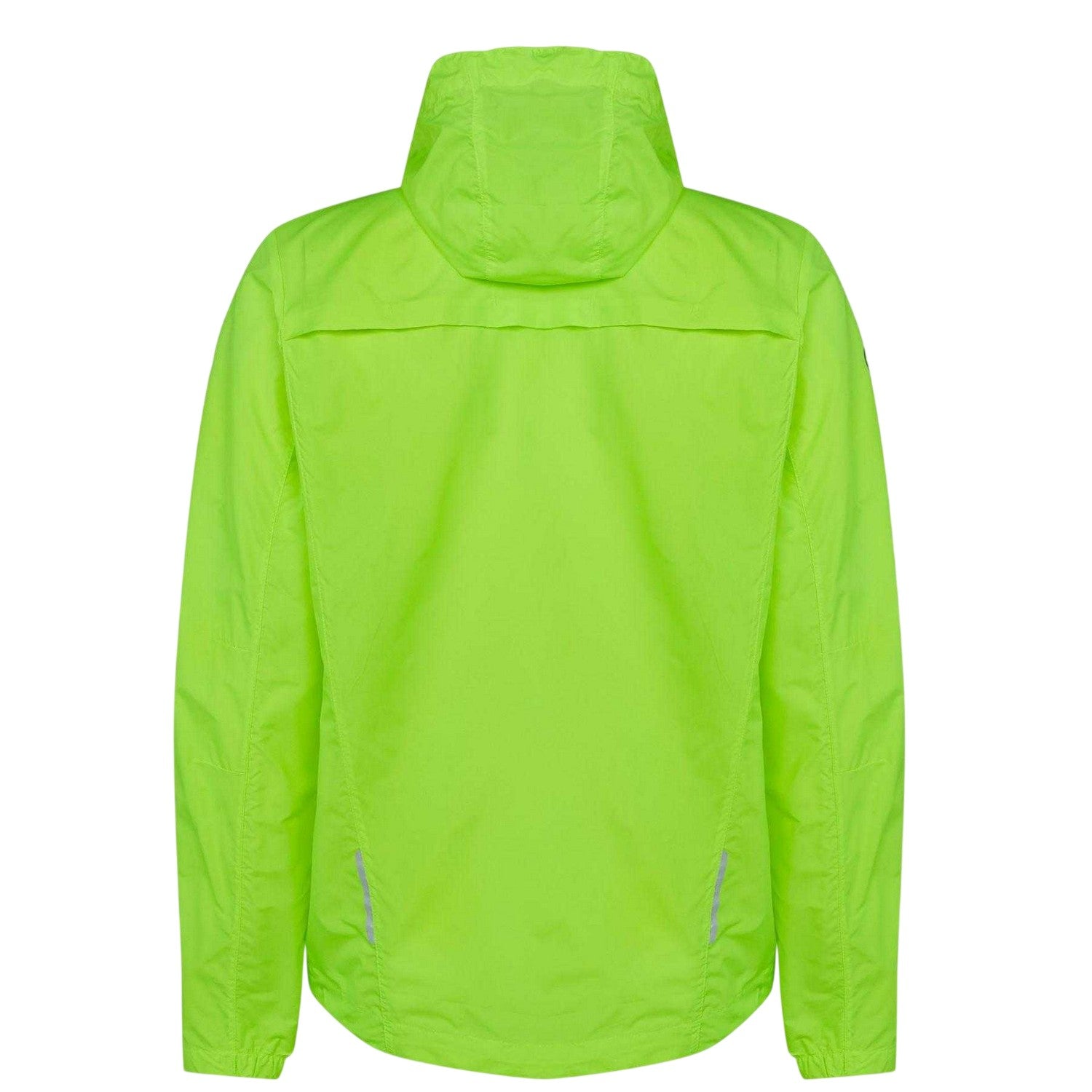 Hi Vis Yellow - Back - Endura Mens Hummvee Performance Waterproof Cycling Jacket
