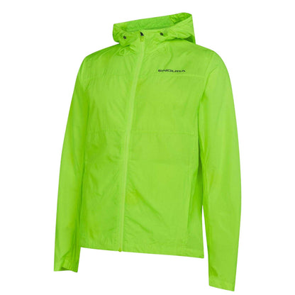 Hi Vis Yellow - Side - Endura Mens Hummvee Performance Waterproof Cycling Jacket
