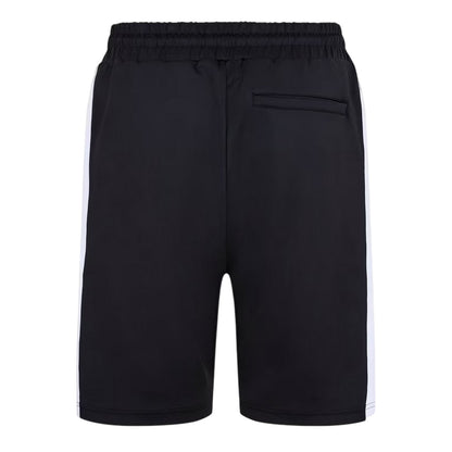 Black - Back - Diesel Mens Fleece Sweat Shorts
