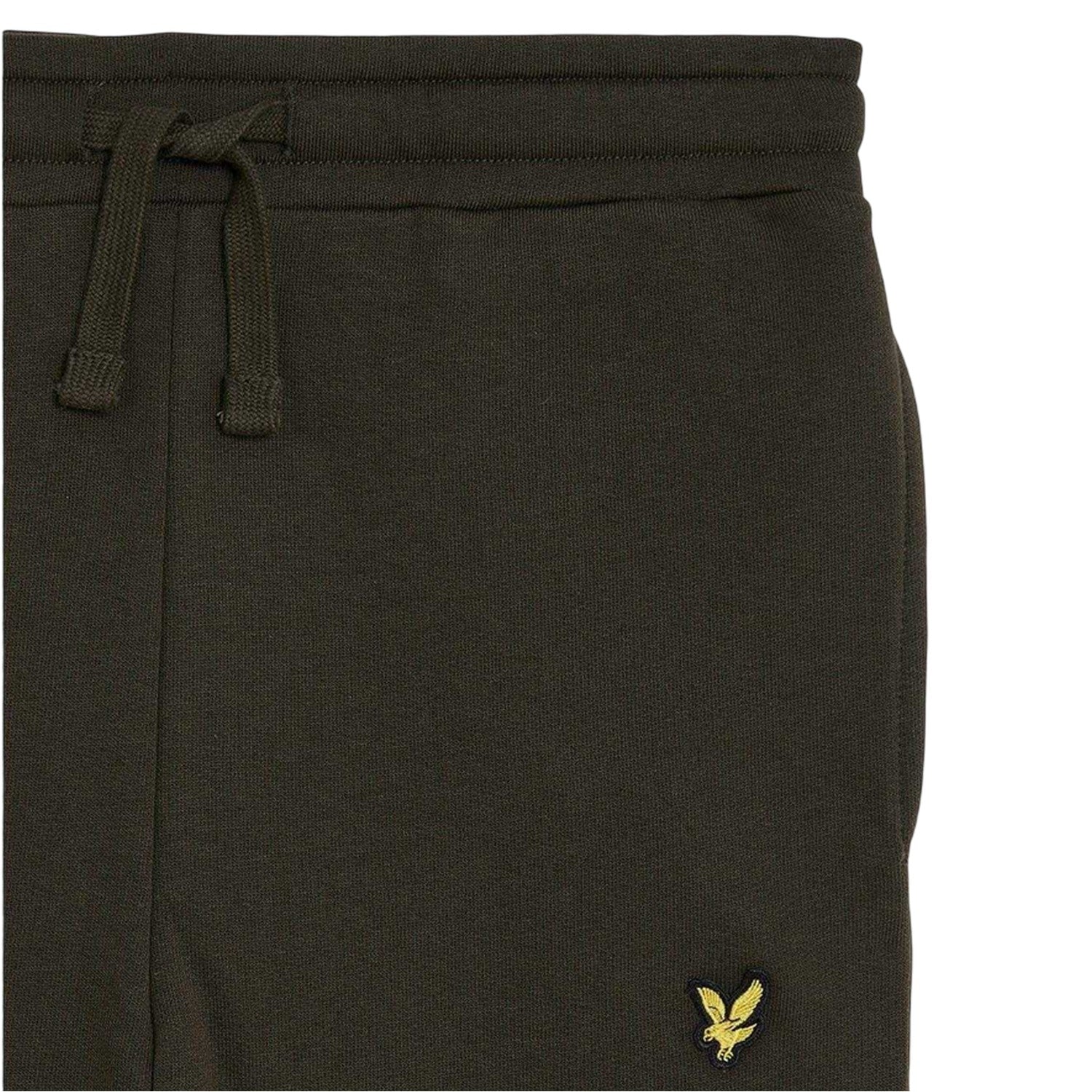 Olive Green - Side - Lyle & Scott Childrens-Kids Classic Logo Sweatpants