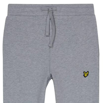 Light Grey - Side - Lyle & Scott Childrens-Kids Classic Logo Sweatpants