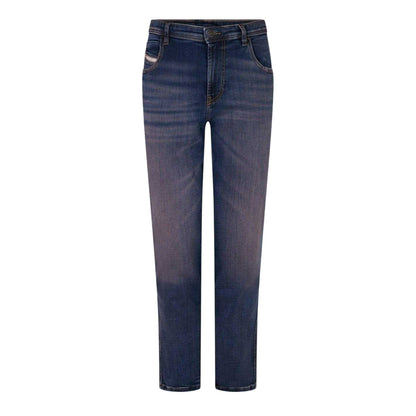 Blue Denim - Front - Diesel Womens-Ladies 2015 Skinny Jeans