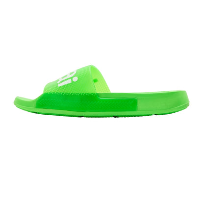 Green - Back - Havaianas Unisex Adult Logo Rubber Open Toe Casual Slides