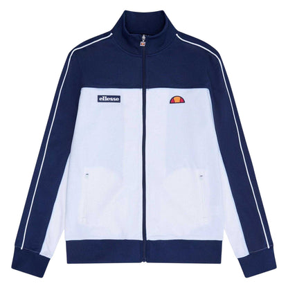 Off White-Navy - Front - Ellesse Mens Libros Track Jacket