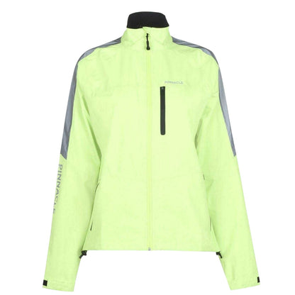 Yellow - Front - Pinnacle Womens-Ladies Commute Reflective Cycling Jacket