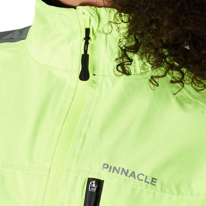 Yellow - Side - Pinnacle Womens-Ladies Commute Reflective Cycling Jacket