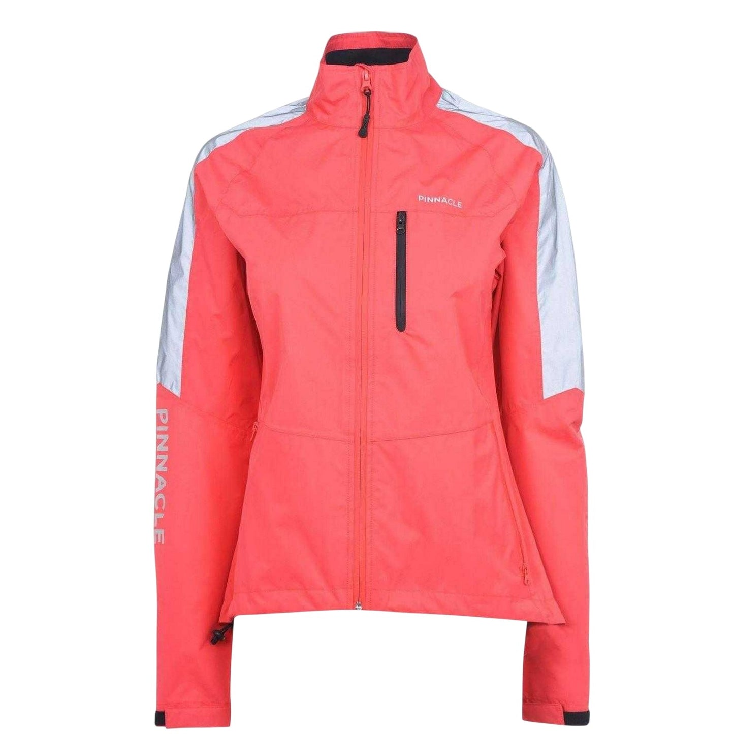 Coral - Front - Pinnacle Womens-Ladies Commute Reflective Cycling Jacket