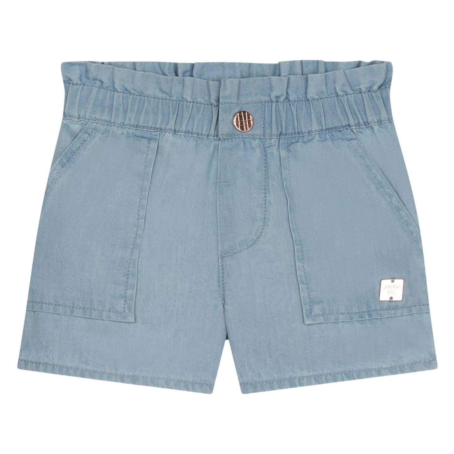 Denim - Front - Carrement Beau Baby Girls Carrement Denim Shorts