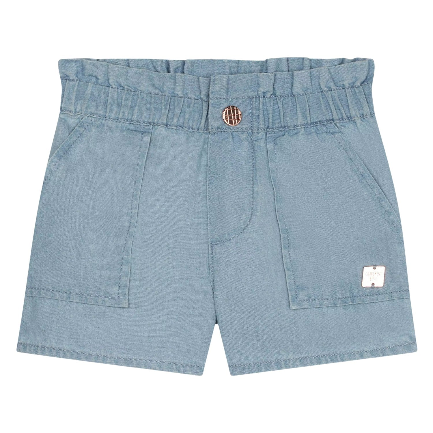 Denim - Front - Carrement Beau Baby Girls Carrement Denim Shorts
