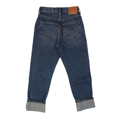 Gold Digg Slvdg - Back - Levis Womens-Ladies 501 5 Pockets Straight Leg Jeans