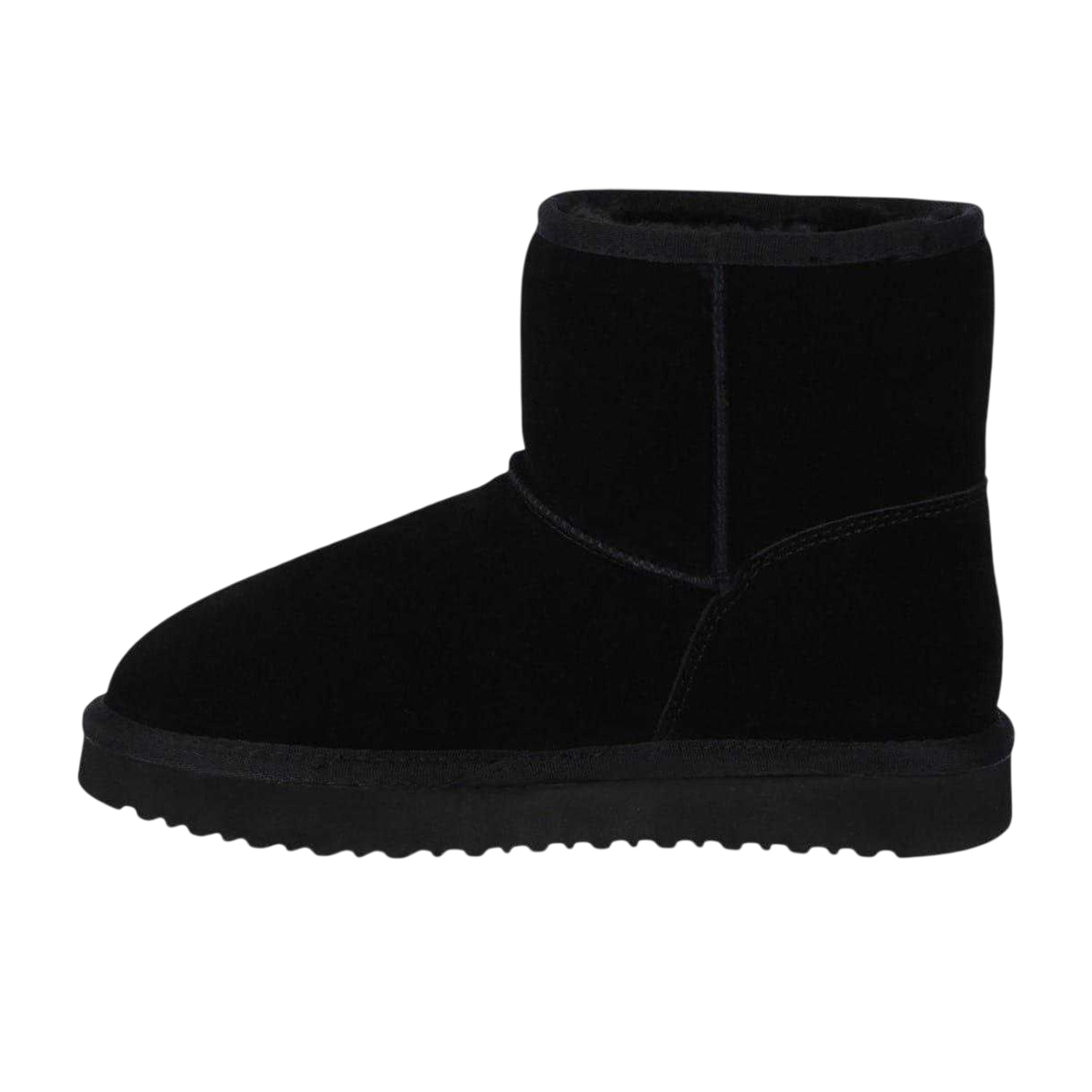 Black - Back - Jack Wills Womens-Ladies Suede Snug Fit Boots