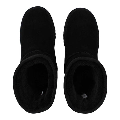 Black - Side - Jack Wills Womens-Ladies Suede Snug Fit Boots