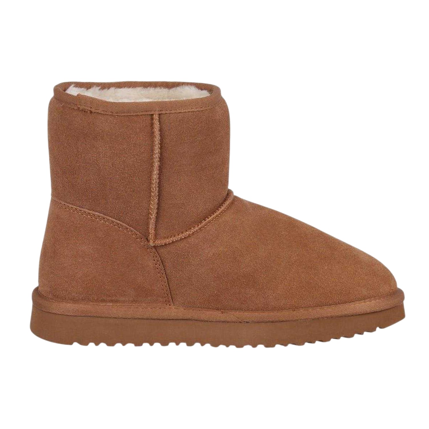 Tan - Front - Jack Wills Womens-Ladies Suede Snug Fit Boots
