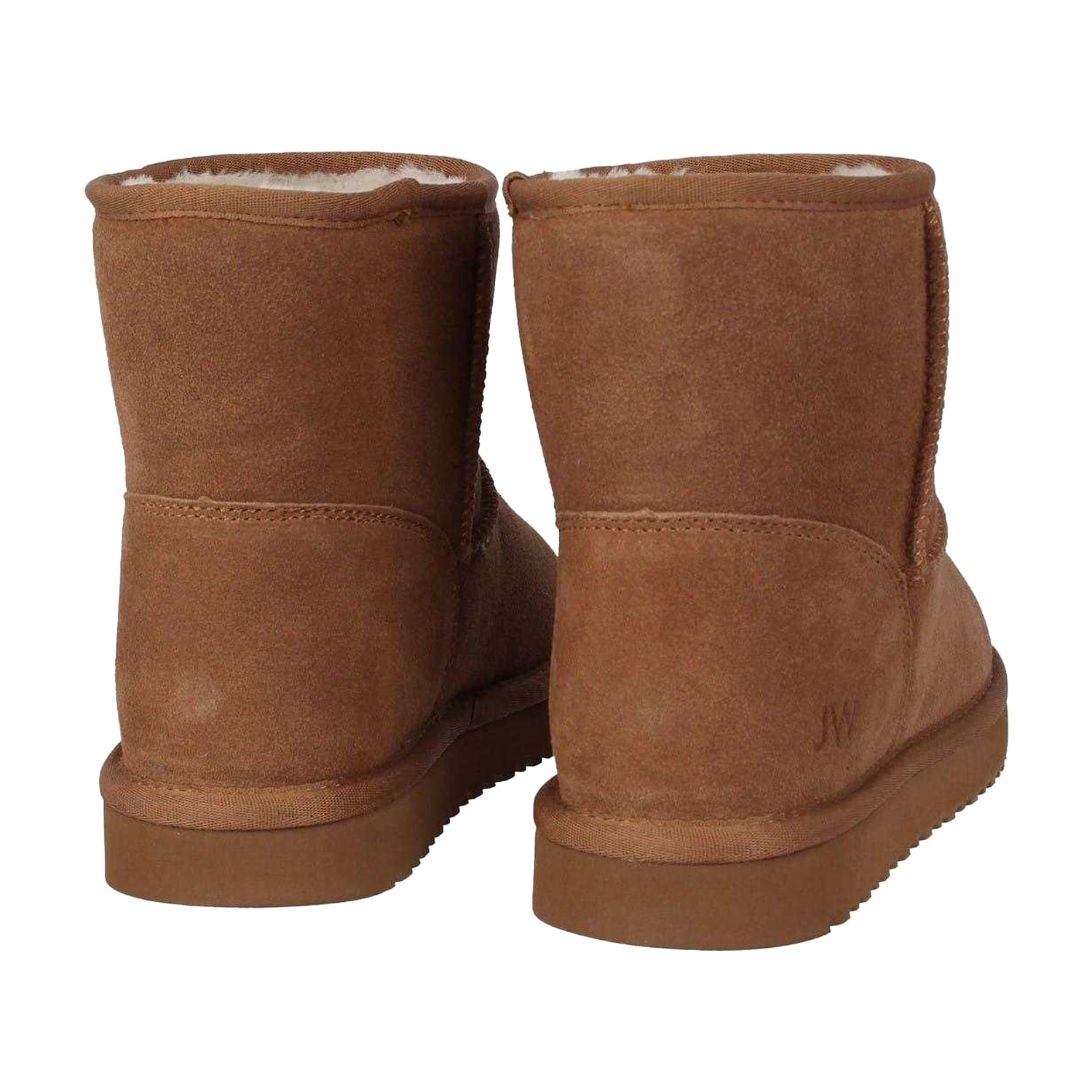 Tan - Back - Jack Wills Womens-Ladies Suede Snug Fit Boots
