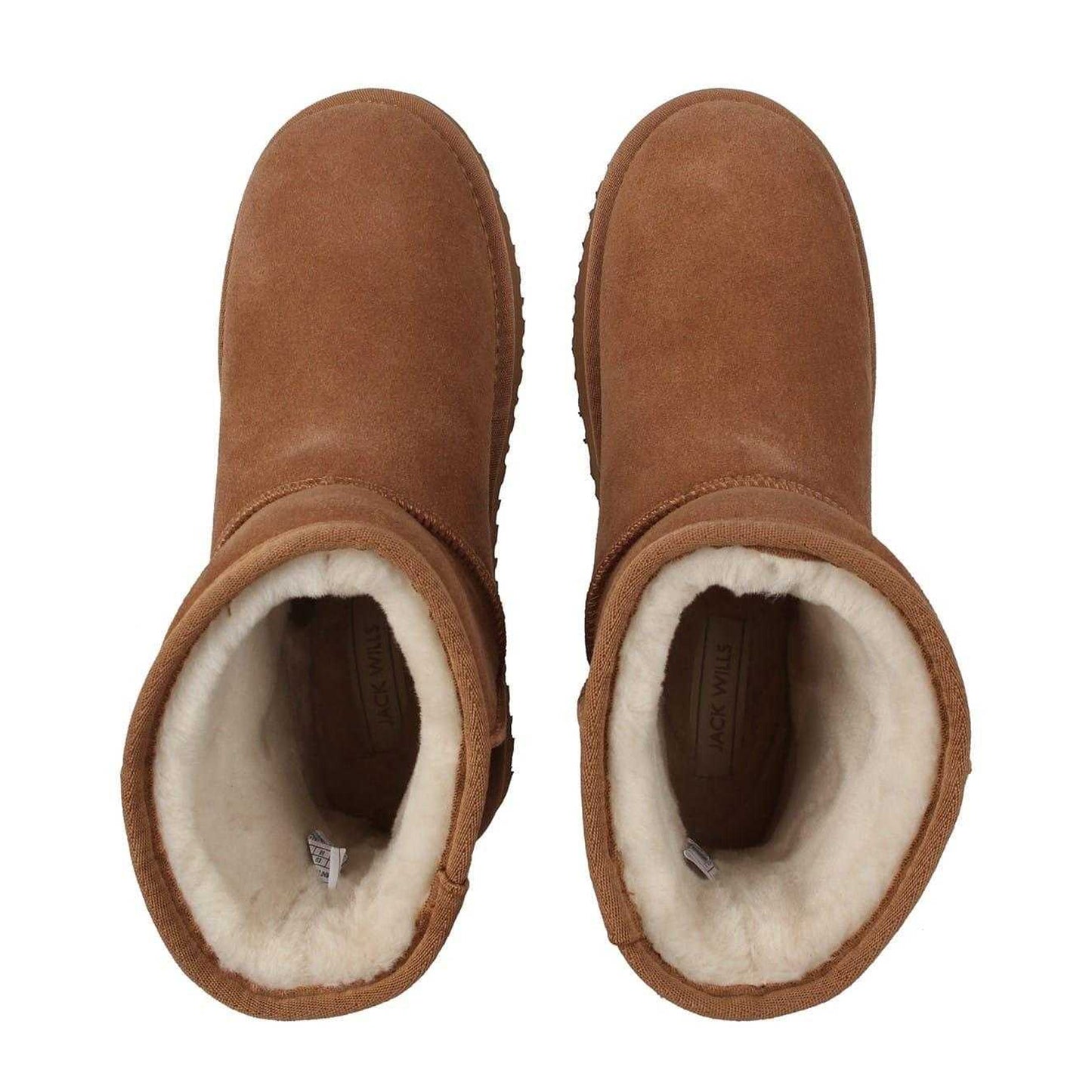Tan - Lifestyle - Jack Wills Womens-Ladies Suede Snug Fit Boots
