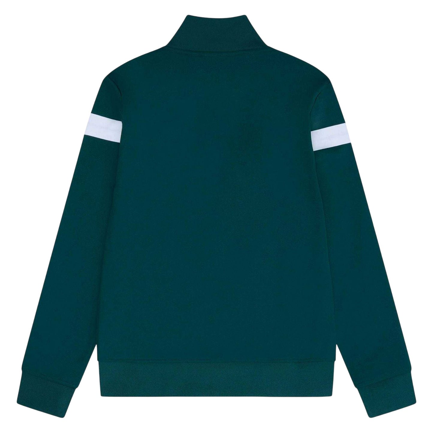 Dark Green - Back - Ellesse Mens Spinellos Long-Sleeved Casual Tracksuit Top