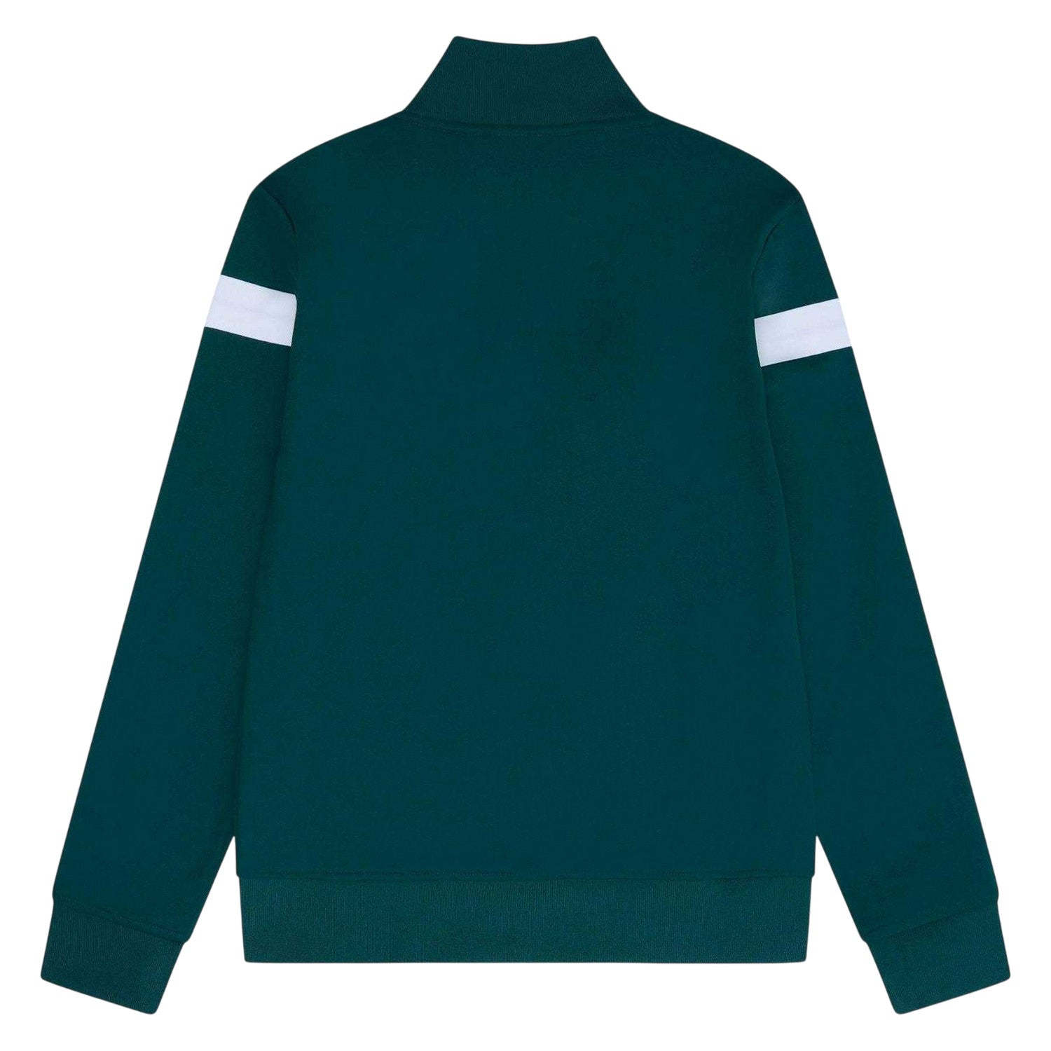 Dark Green - Back - Ellesse Mens Spinellos Long-Sleeved Casual Tracksuit Top