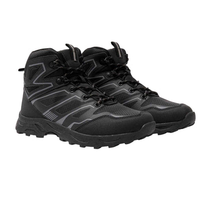 Black - Pack Shot - Donnay Womens-Ladies Water Repellent Walking Boots