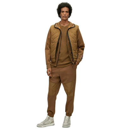 Beige - Lifestyle - Boss Mens Okella V Neck Regular Gilet