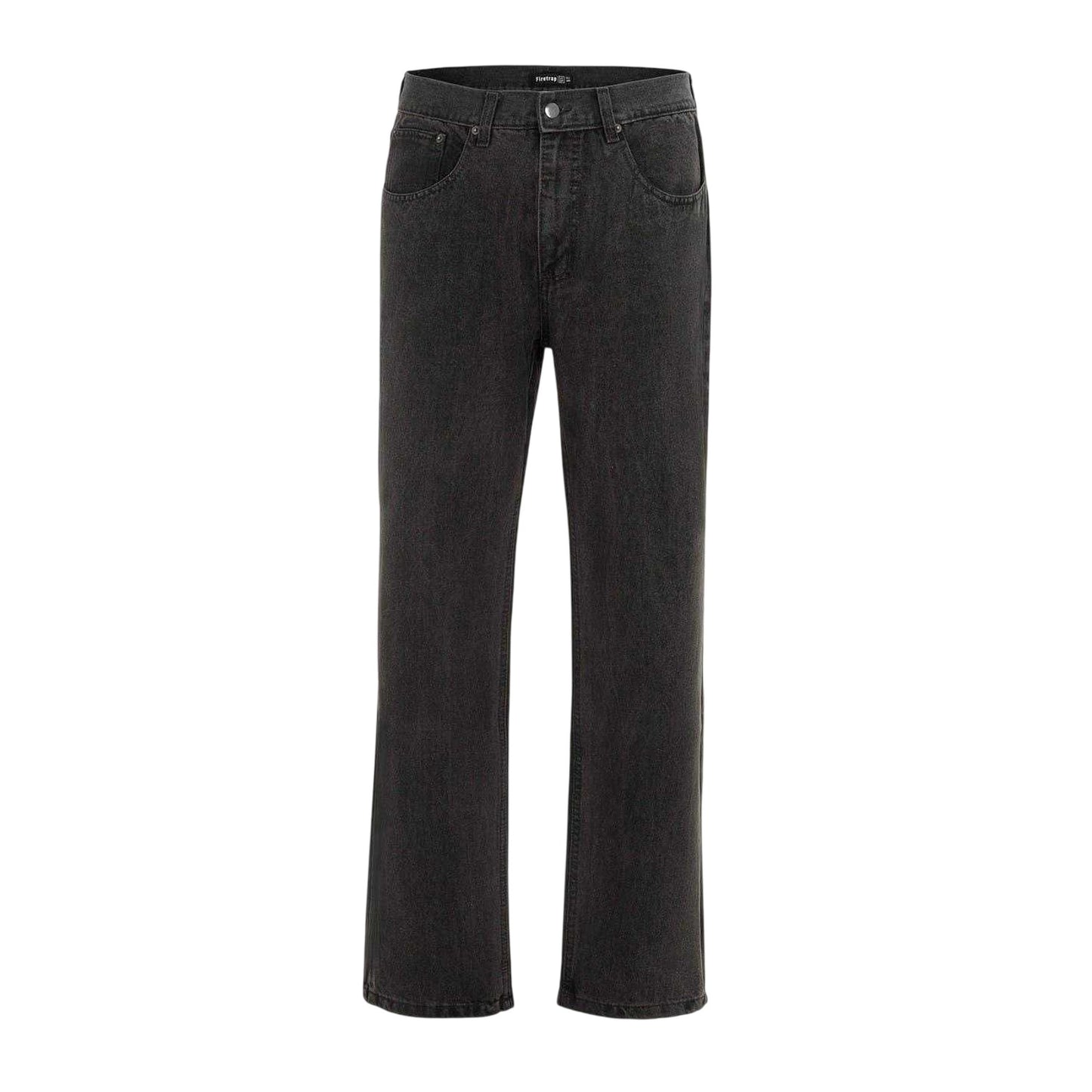 Charcoal - Front - Firetrap Mens Denim Jeans