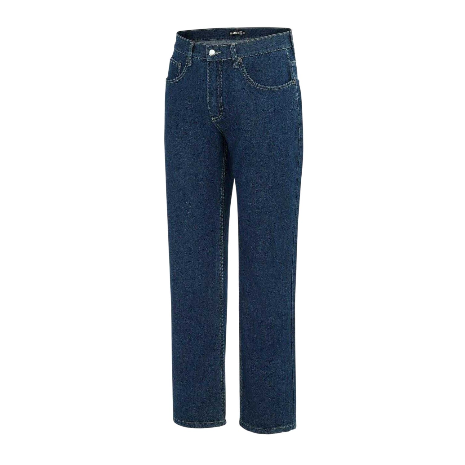 Blue - Side - Firetrap Mens Denim Jeans