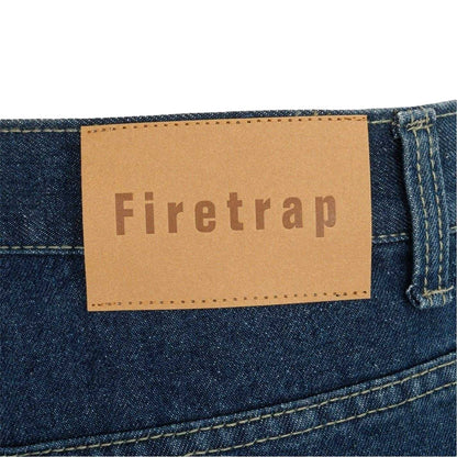 Blue - Pack Shot - Firetrap Mens Denim Jeans