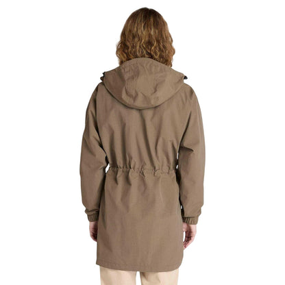 Brown - Back - Timberland Womens-Ladies Winnick Waterproof Parka