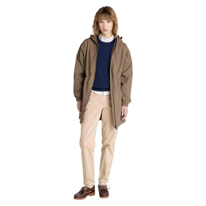 Brown - Pack Shot - Timberland Womens-Ladies Winnick Waterproof Parka