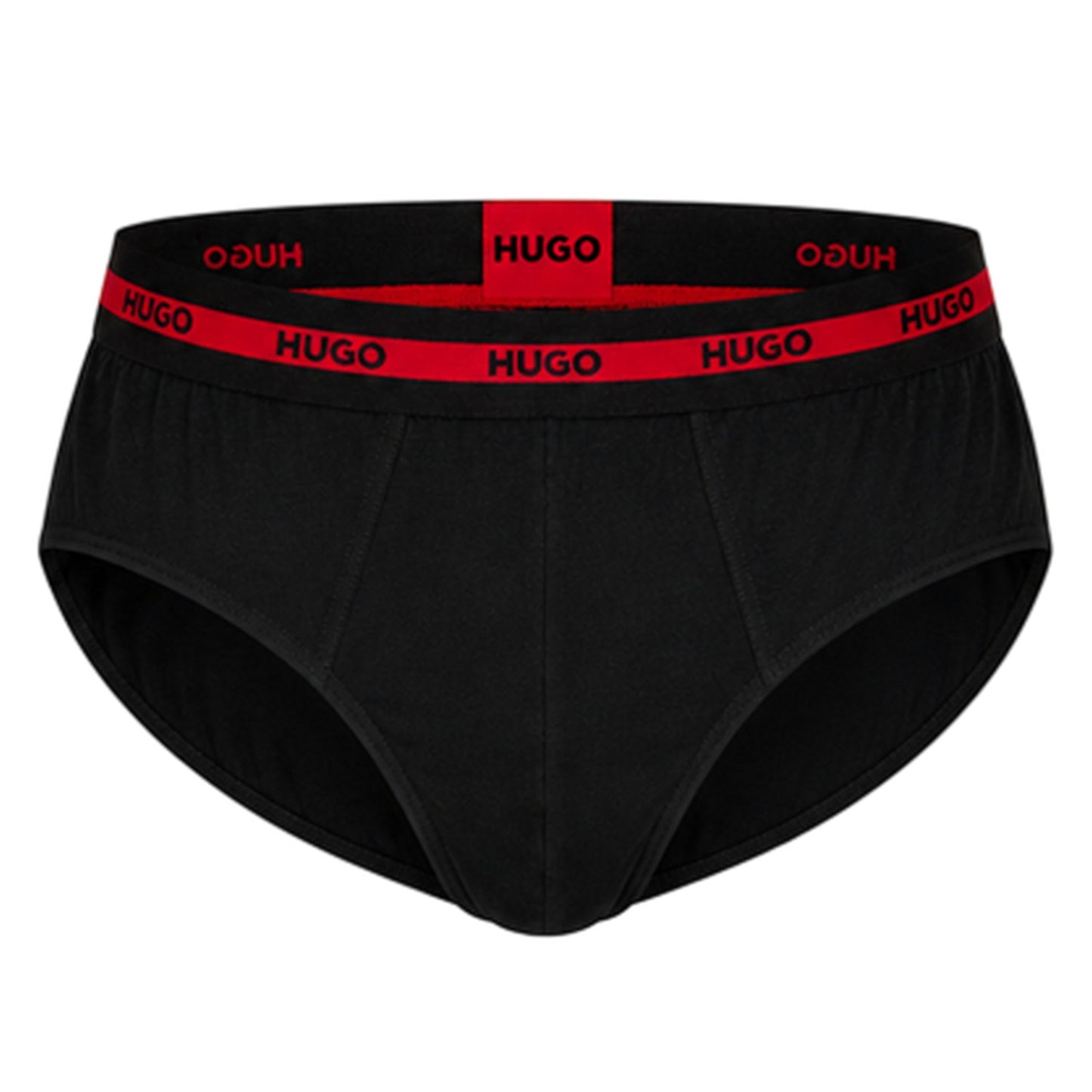 Red - Pack Shot - Hugo Mens Stretch Briefs (Pack of 3)