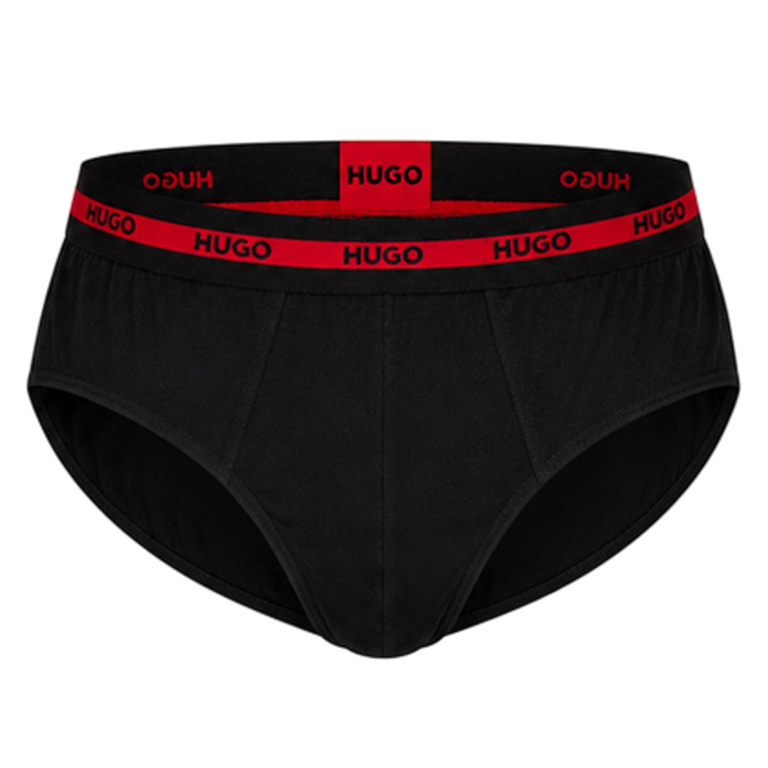Red - Pack Shot - Hugo Mens Stretch Briefs (Pack of 3)