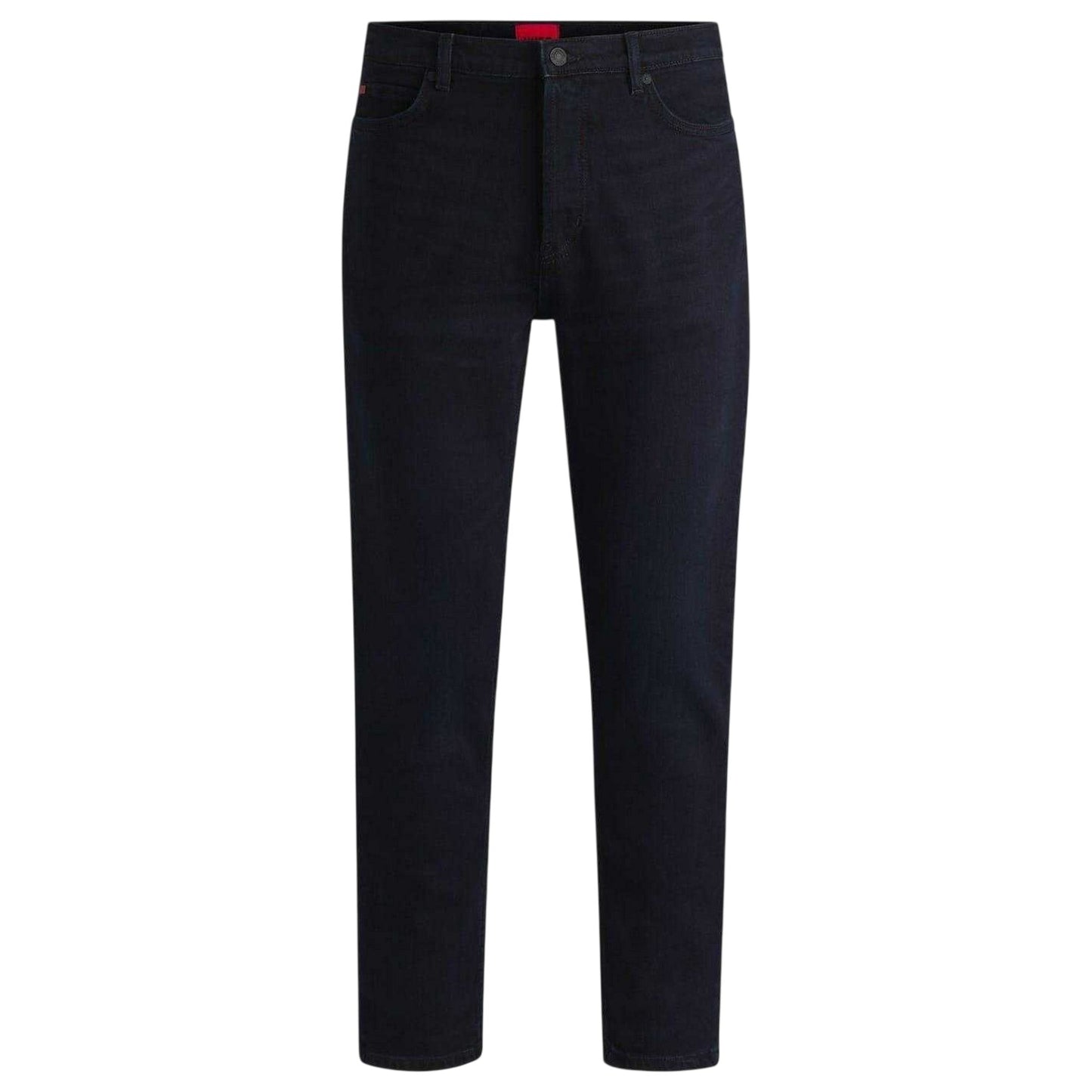Dark Blue - Front - Hugo Mens 5 Pockets Tapered Jeans