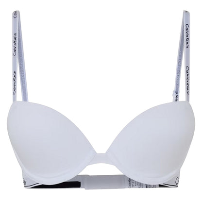Ivory - Front - Calvin Klein Womens-Ladies Modern Organic Cotton Bra