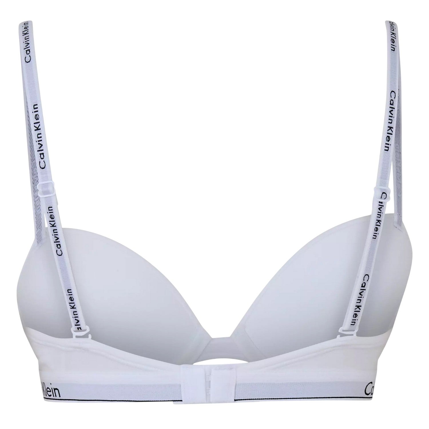 Ivory - Back - Calvin Klein Womens-Ladies Modern Organic Cotton Bra
