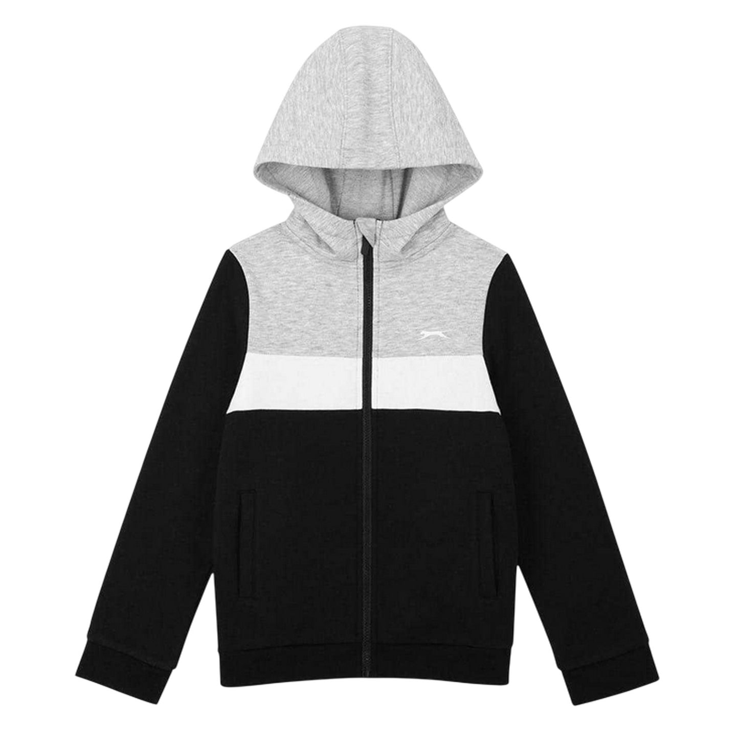 Black - Back - Slazenger Boys Tracksuit Set