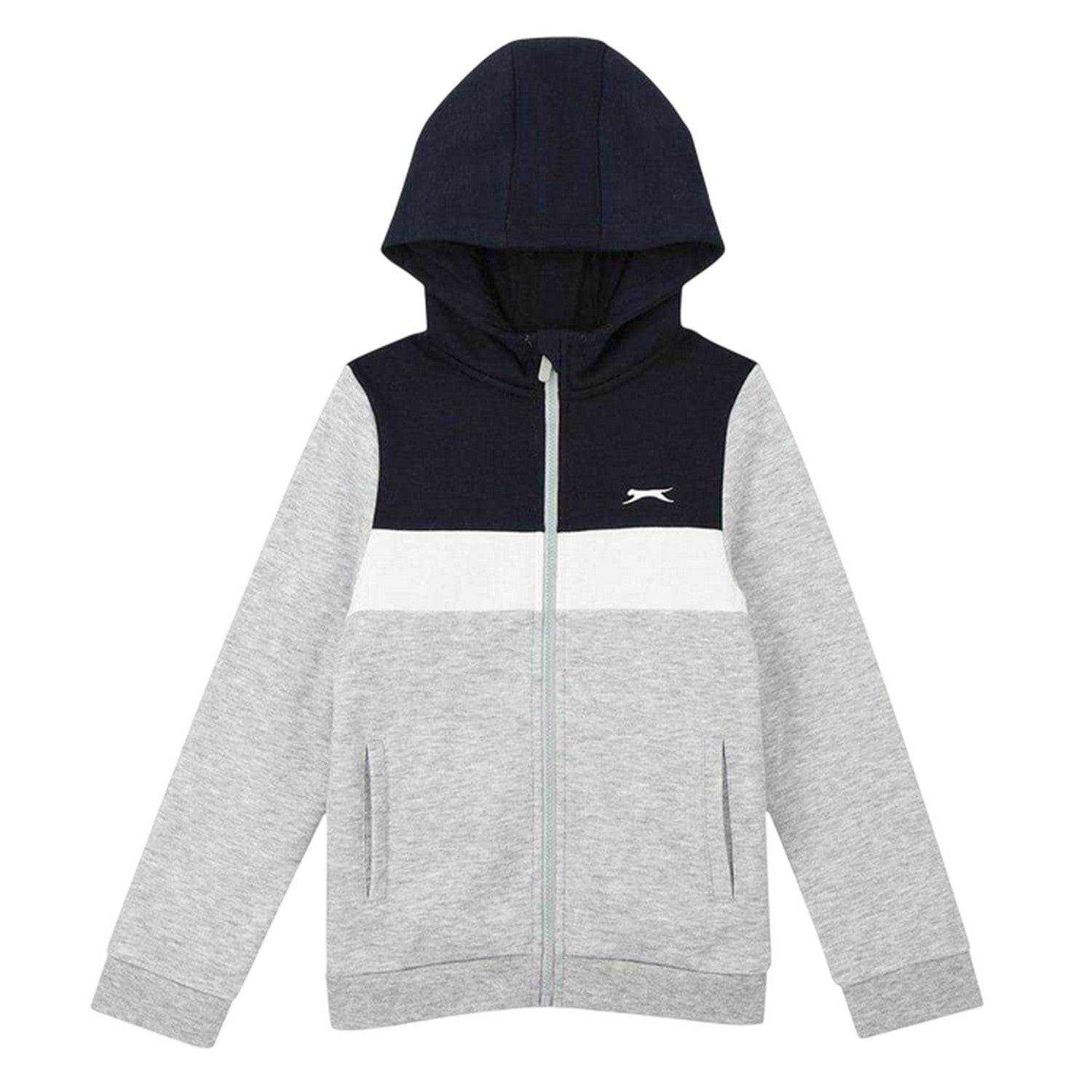 Navy - Back - Slazenger Boys Tracksuit Set