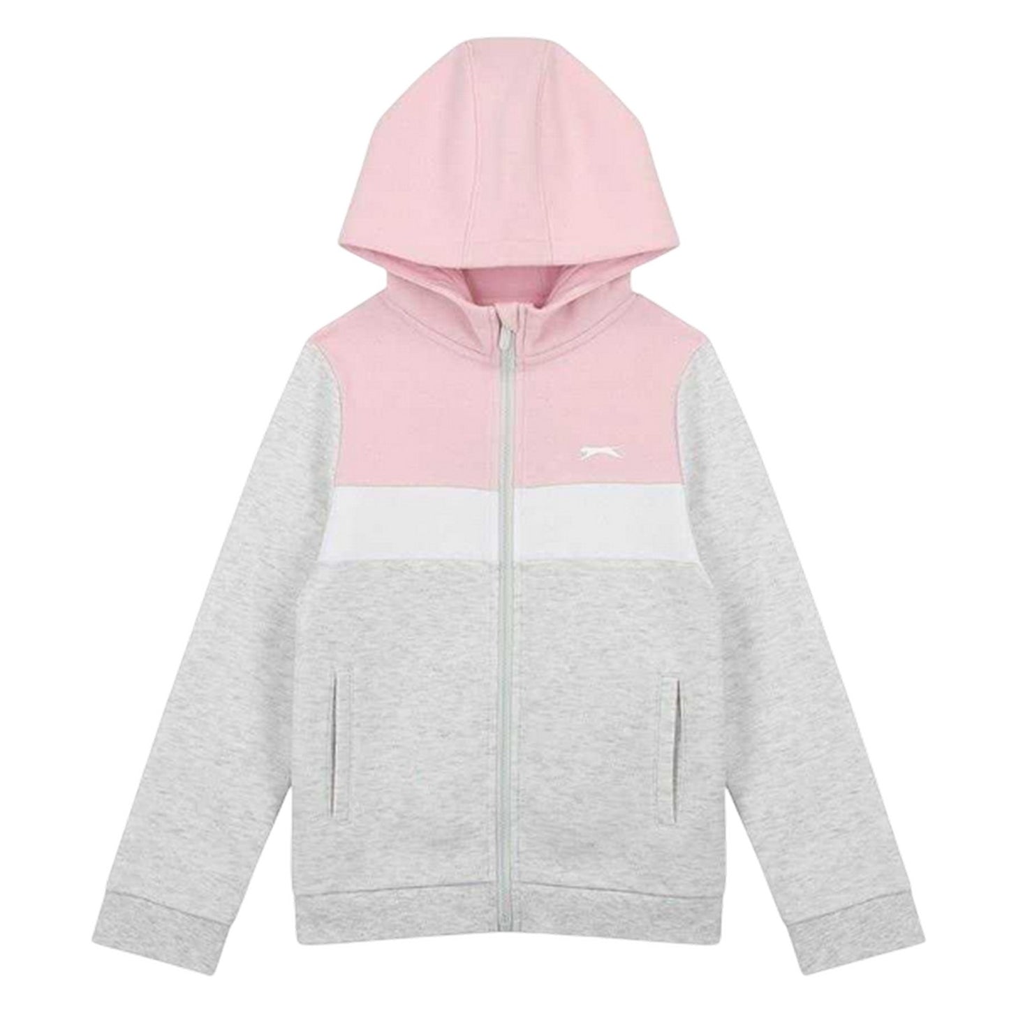 Pink - Back - Slazenger Boys Tracksuit Set