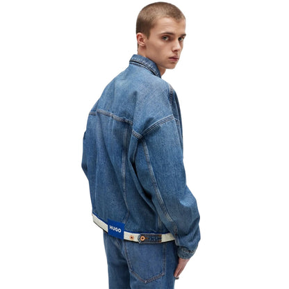 Medium Blue - Lifestyle - Hugo Mens Corso Denim Jacket