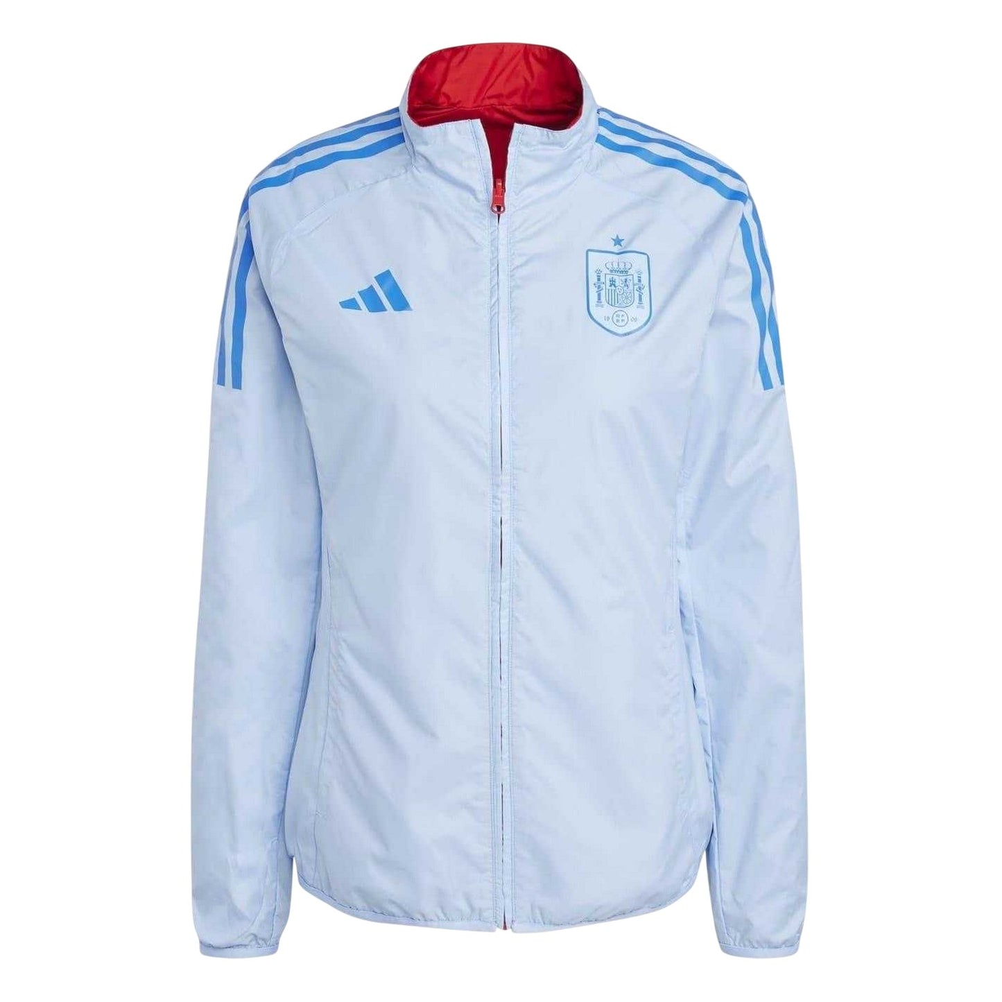 Better Scarlet - Side - Adidas Womens-Ladies Anthem 24-25 Spain Raincoat