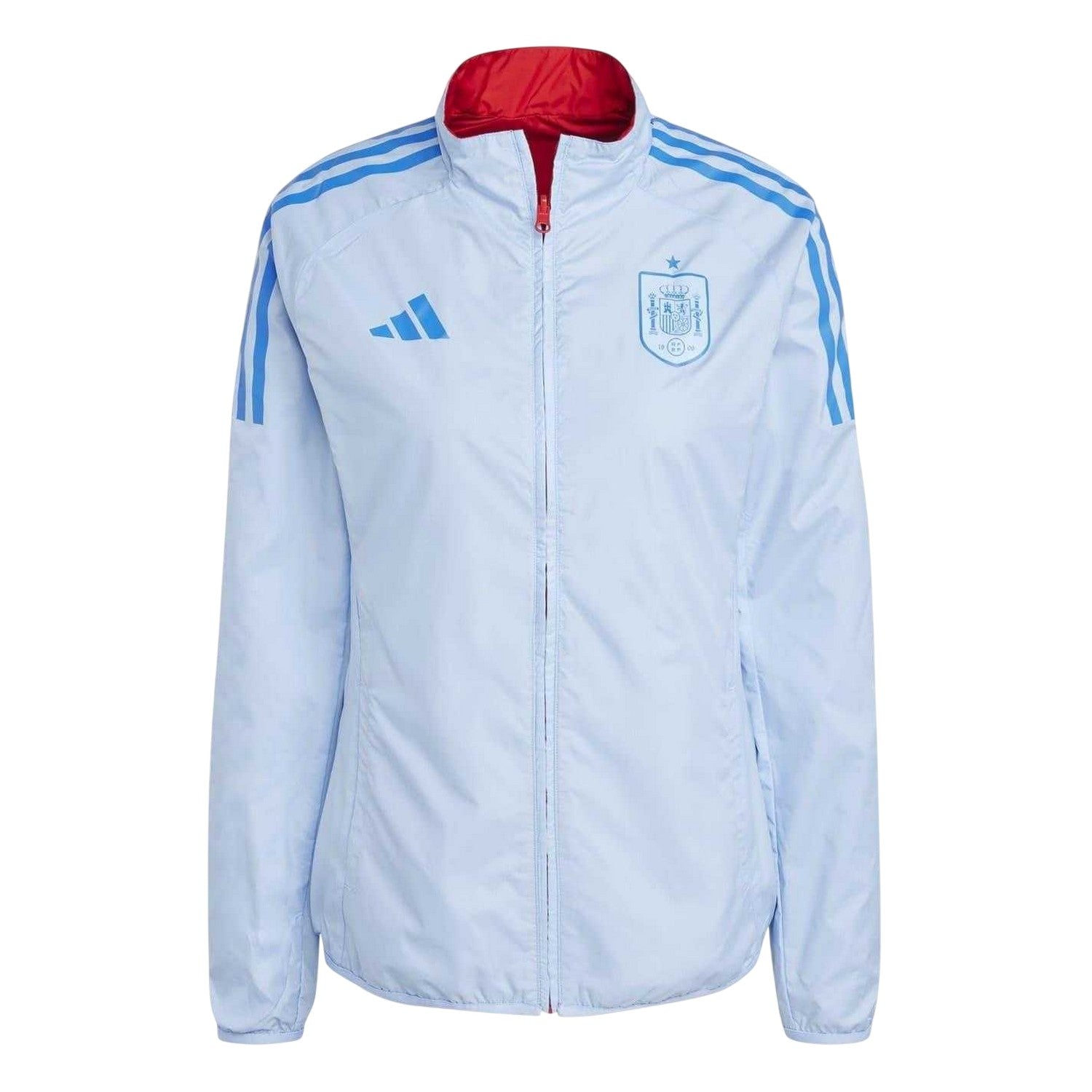 Better Scarlet - Side - Adidas Womens-Ladies Anthem 24-25 Spain Raincoat