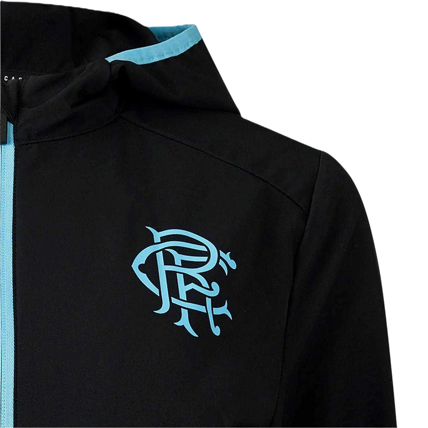 Black-Blue - Lifestyle - Castore Womens-Ladies Rangers FC Hooded Jacket