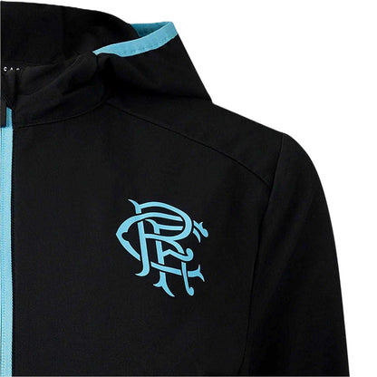 Black-Blue - Lifestyle - Castore Womens-Ladies Rangers FC Hooded Jacket