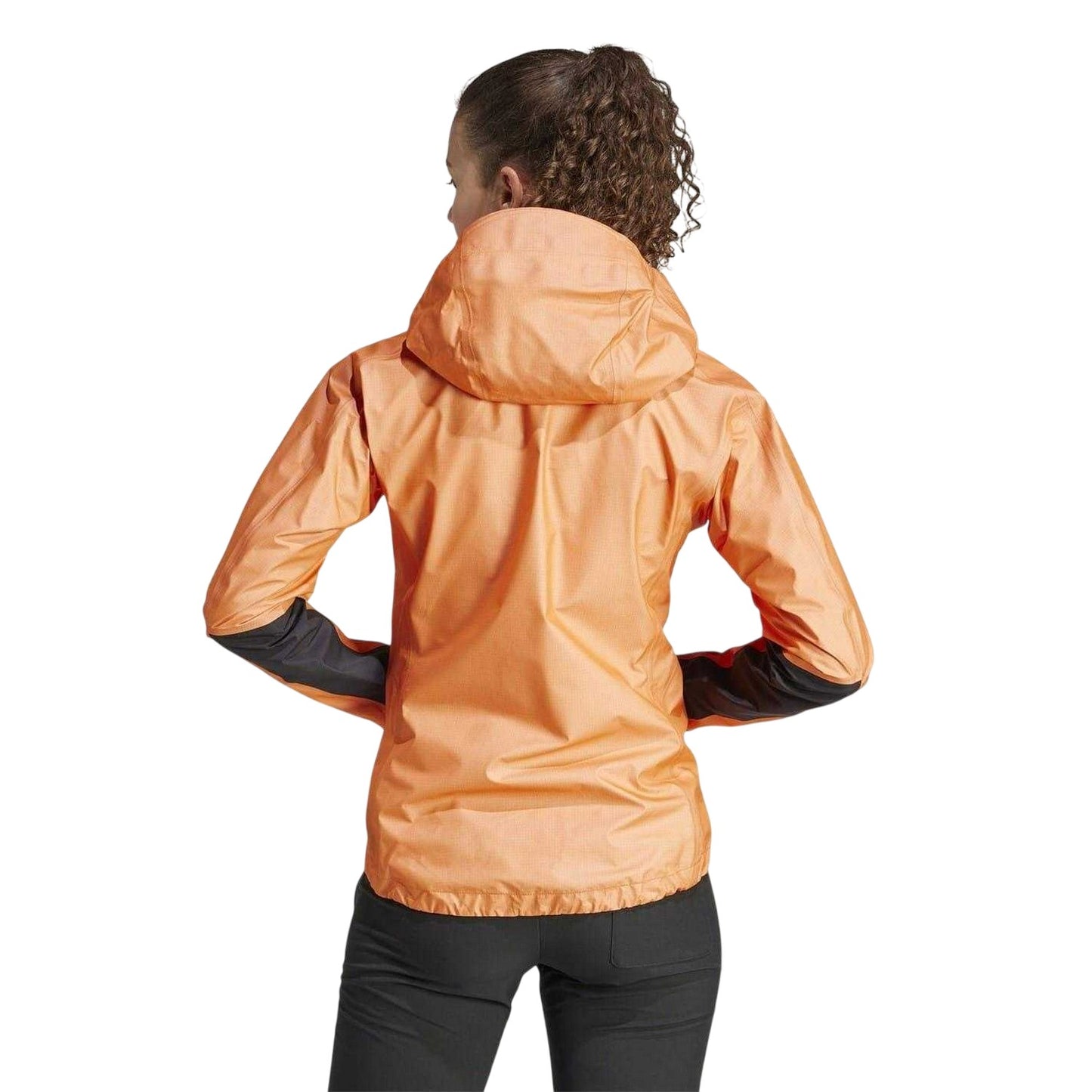 Impact Orange - Back - Adidas Womens-Ladies Terrex Raincoat