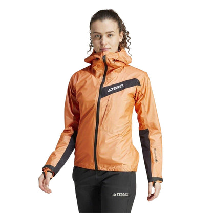 Impact Orange - Lifestyle - Adidas Womens-Ladies Terrex Raincoat
