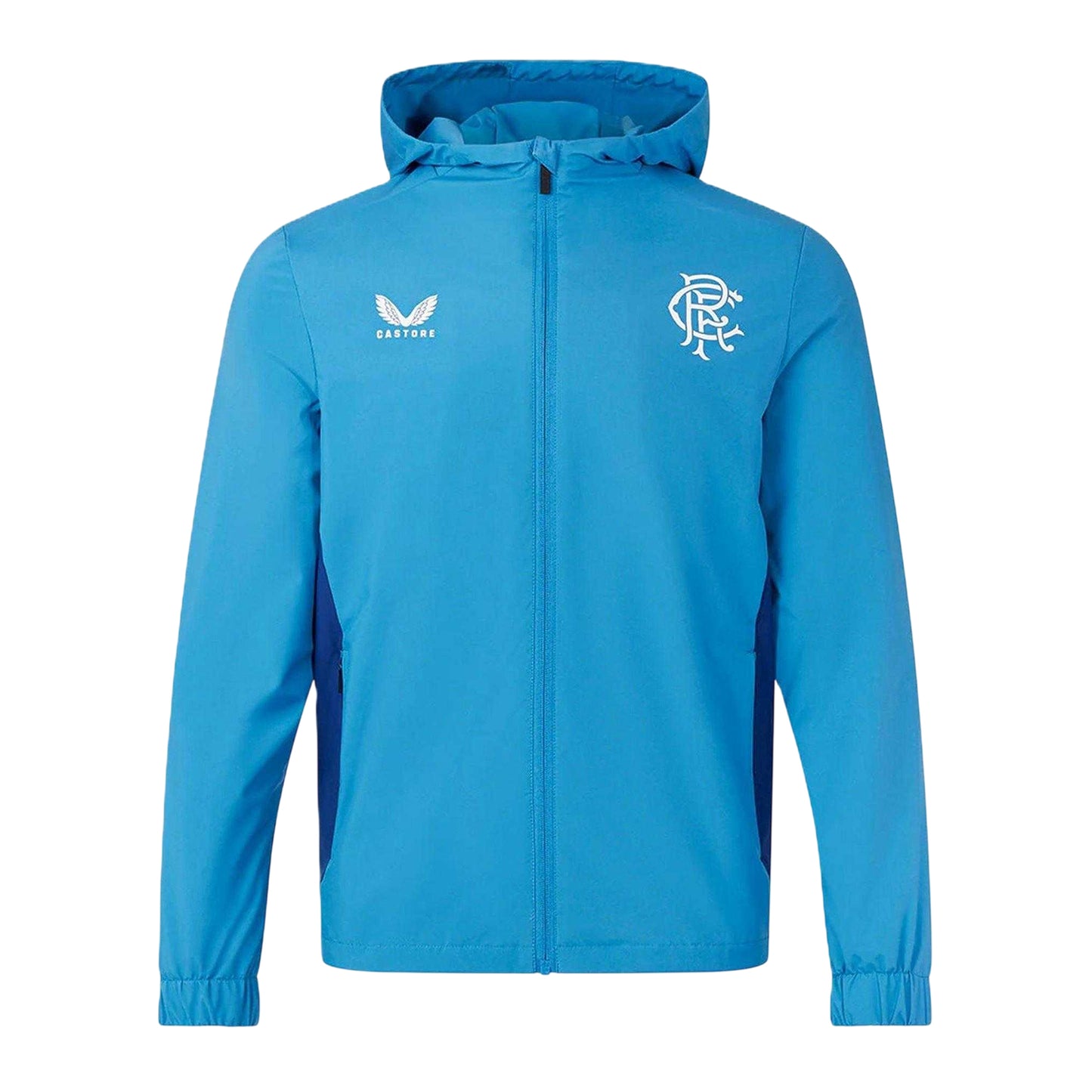 Blue-Deep Blue - Front - Castore Mens Rangers FC Anorak