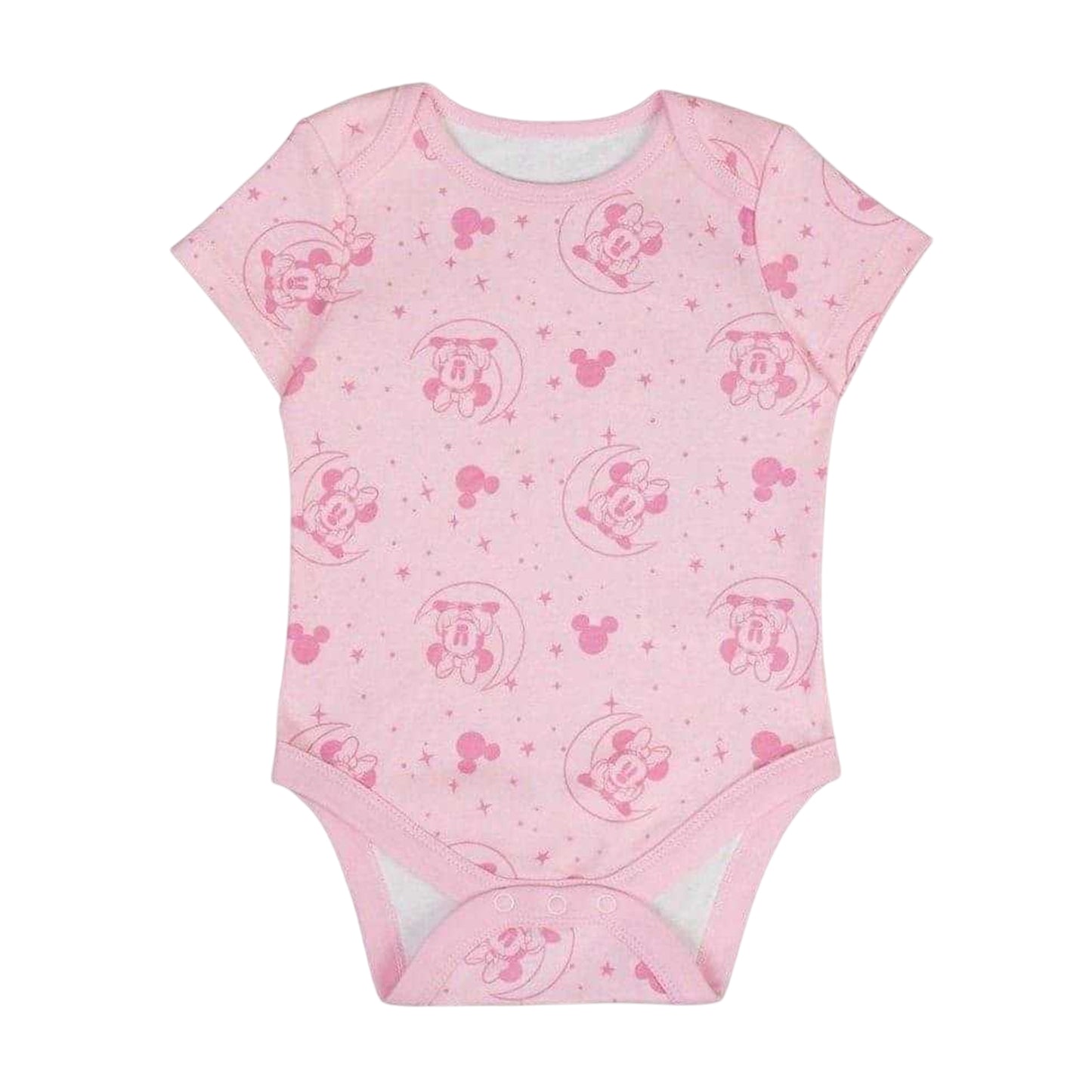 Pink - Back - Disney Baby Minnie Mouse Bodysuit (Pack of 5)