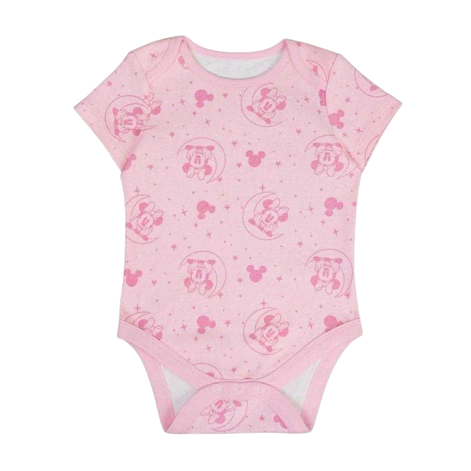 Pink - Back - Disney Baby Minnie Mouse Bodysuit (Pack of 5)