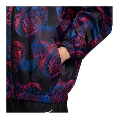 Black - Side - Nike Womens-Ladies Essential England Windrunner Jacket